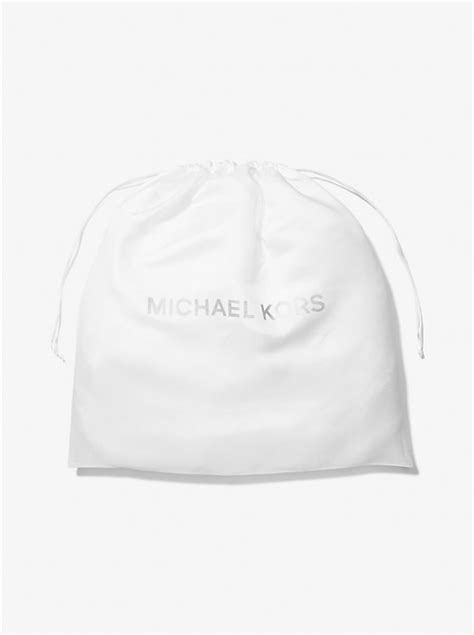 extra large logo woven dust bag.